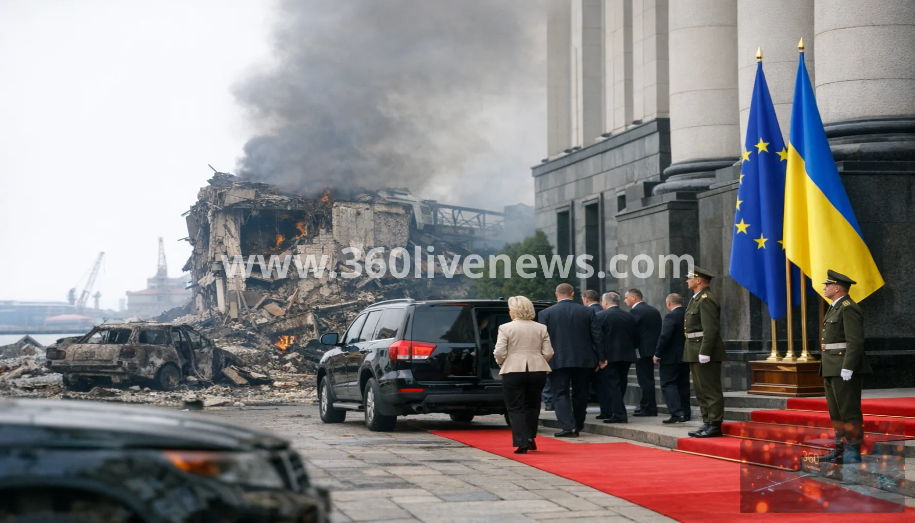 Ukraine and Russia exchange strikes as Baltic security warnings intensify