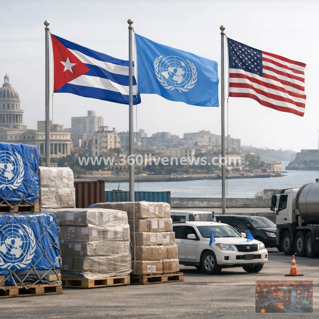 Cuba says US blockade is blocking UN aid deliveries amid fuel shortage
