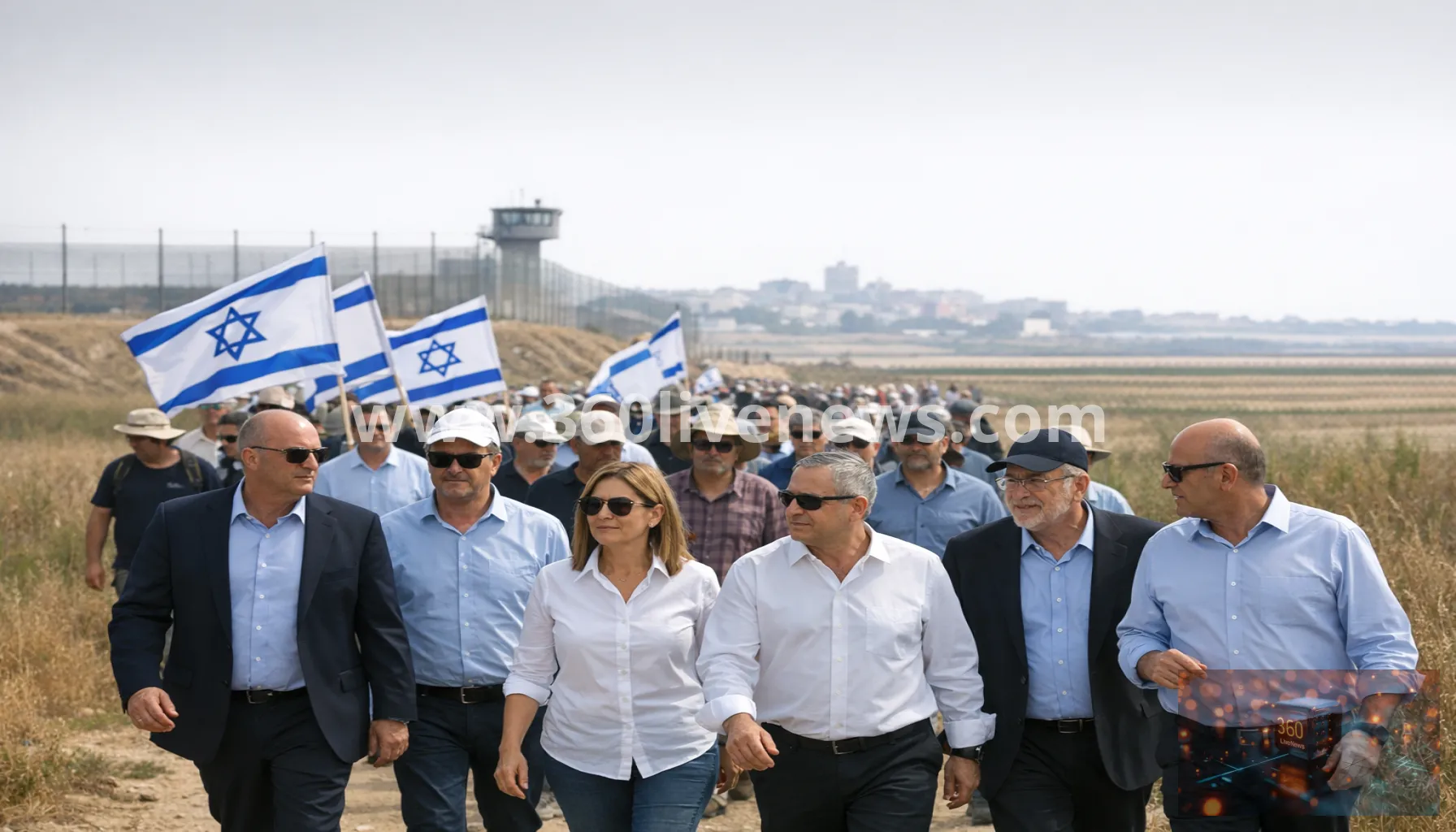 Israeli ministers join march near Gaza calling for resettlement