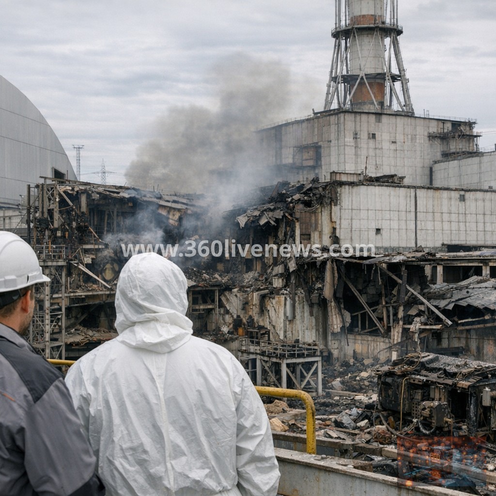 Chernobyl Repairs Stall After Russian Drone Strike, Raising Risk of Catastrophic Collapse