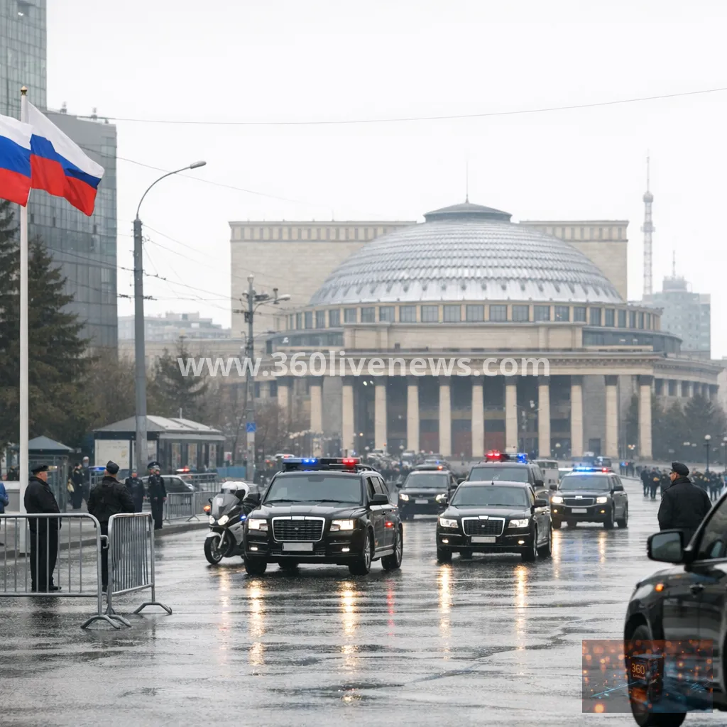 Residents told to stay inside during Putin visit to Novosibirsk