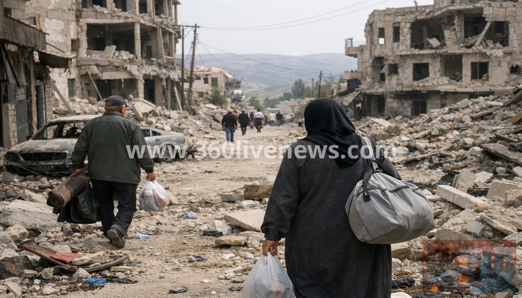 Israel-Hezbollah ceasefire: civilians return to ruined towns in southern Lebanon