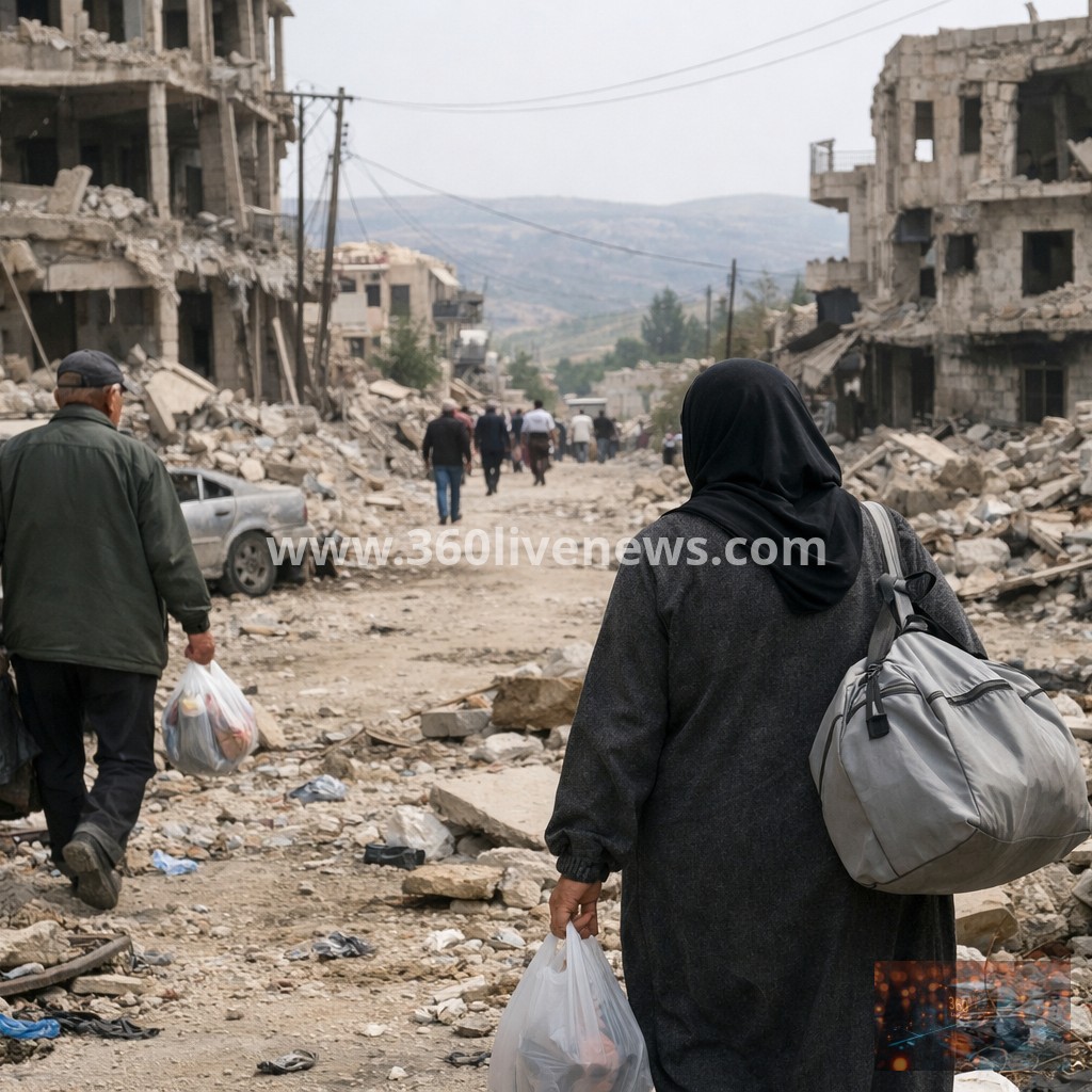 Israel-Hezbollah ceasefire: civilians return to ruined towns in southern Lebanon