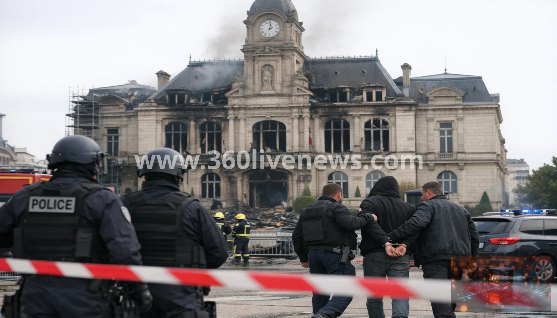 France arrests suspect over Limoges town hall fire amid protest unrest