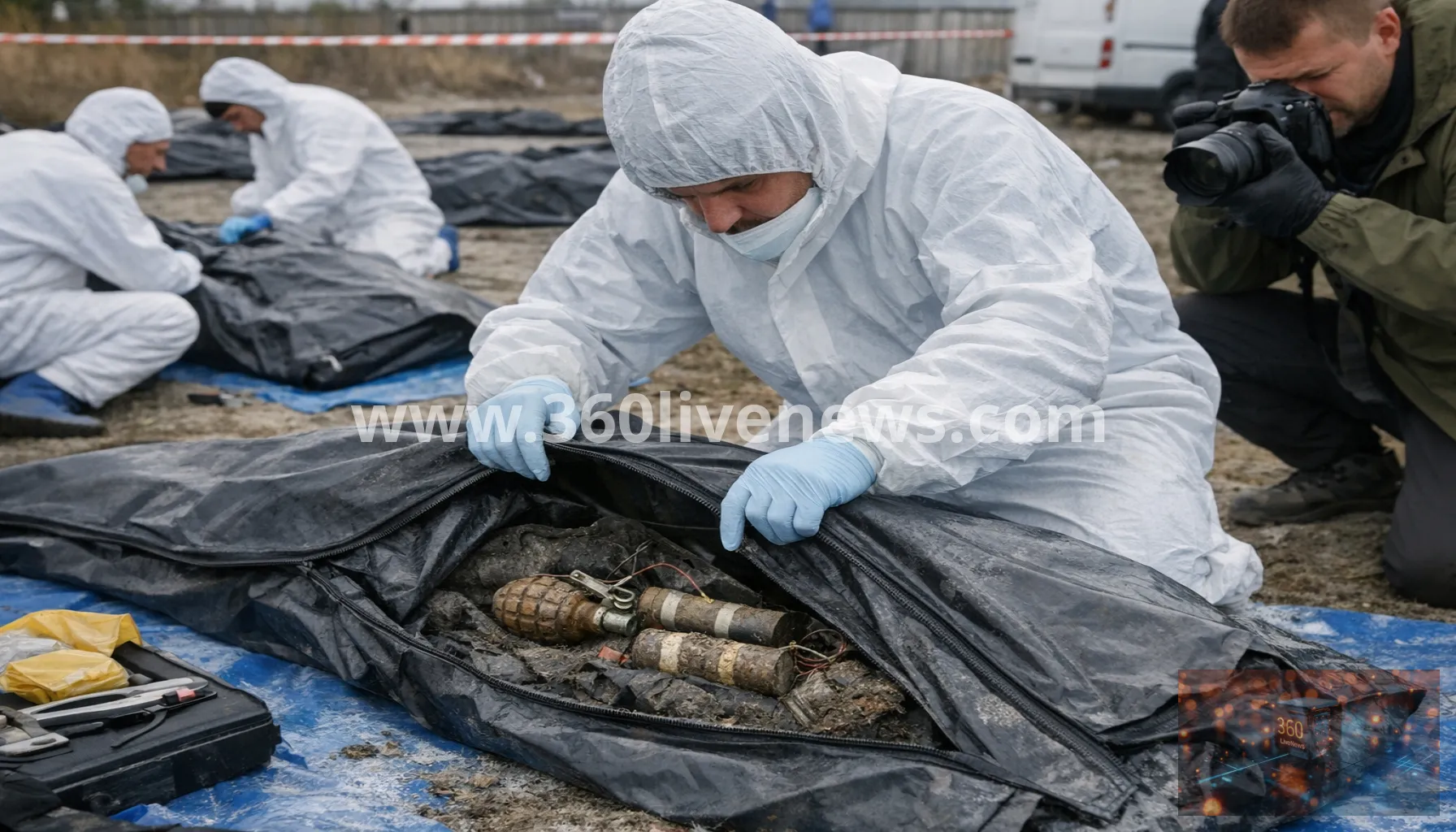 Ukraine says returned war dead contained hidden explosives, delaying identification work