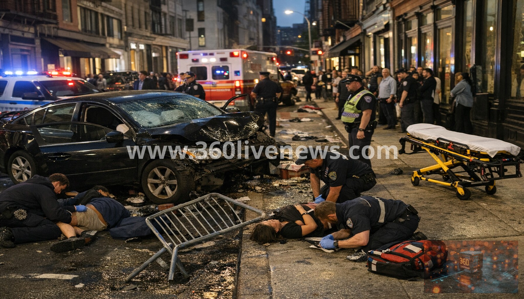 Woman charged with attempted murder after car hits pedestrians in Soho