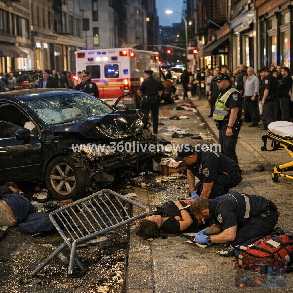 Woman charged with attempted murder after car hits pedestrians in Soho