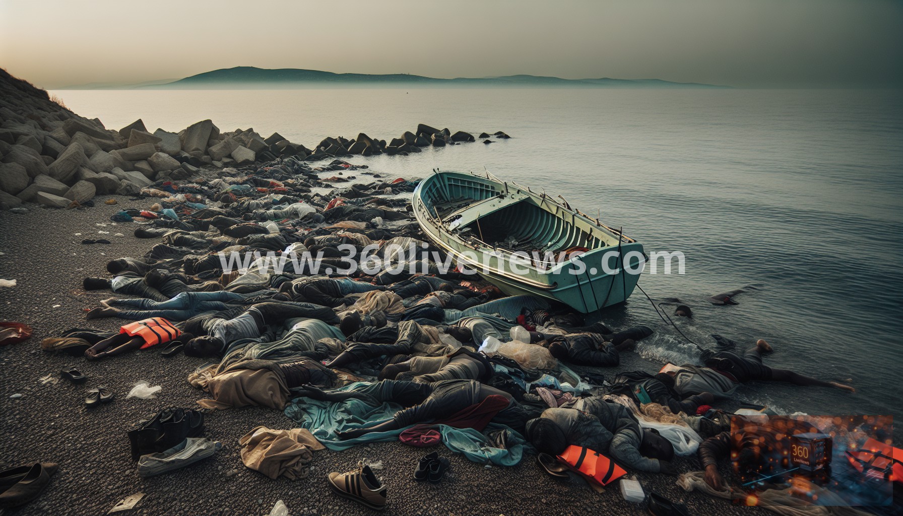 Twenty-two migrants confirmed dead after six days at sea near Crete, survivors rescued by Frontex vessel