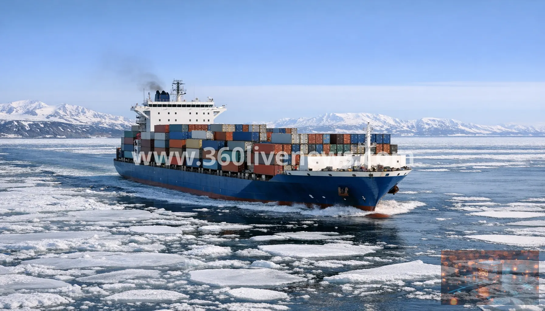 South Korea sends first container ship through Arctic route on trial voyage