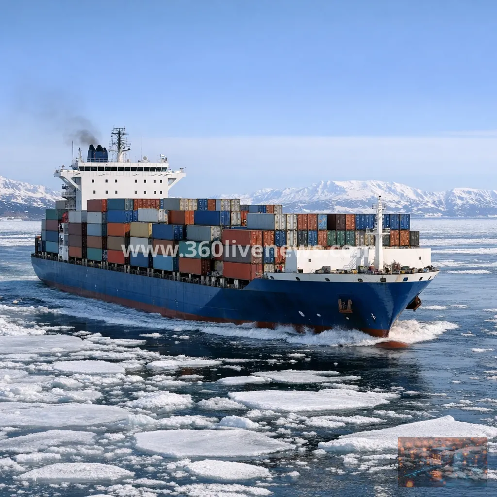 South Korea sends first container ship through Arctic route on trial voyage