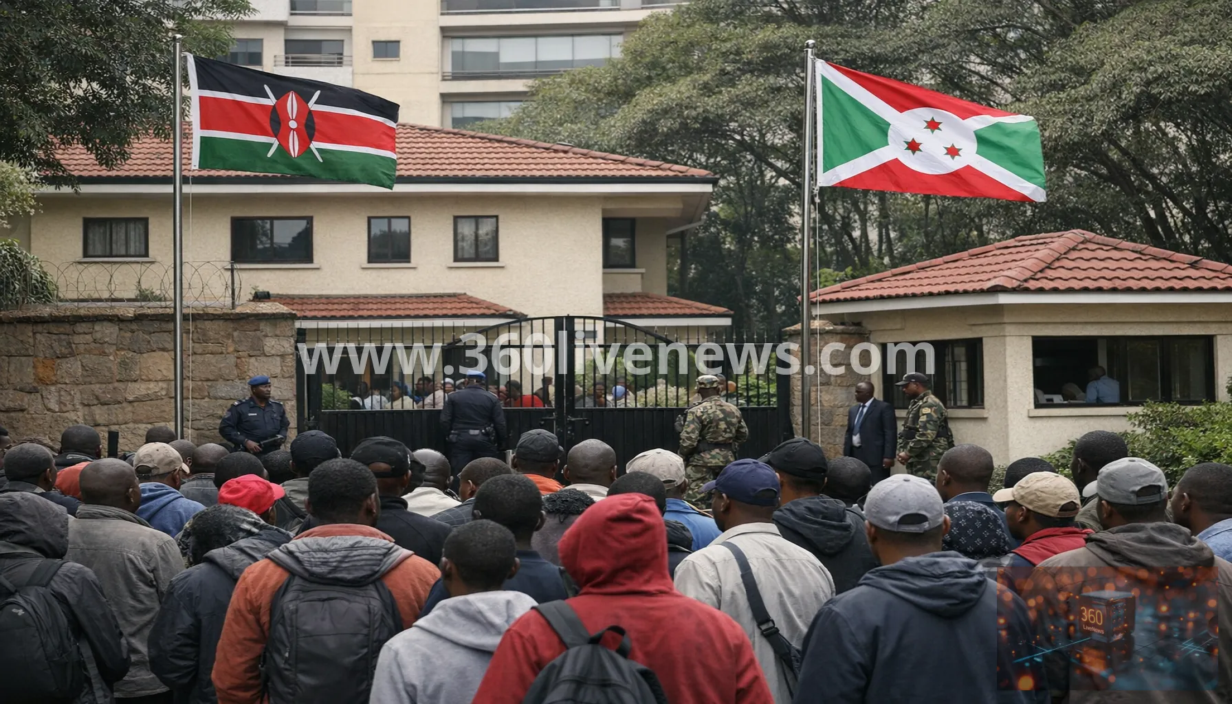 Kenya offers temporary amnesty after Burundians rush to embassy in Nairobi