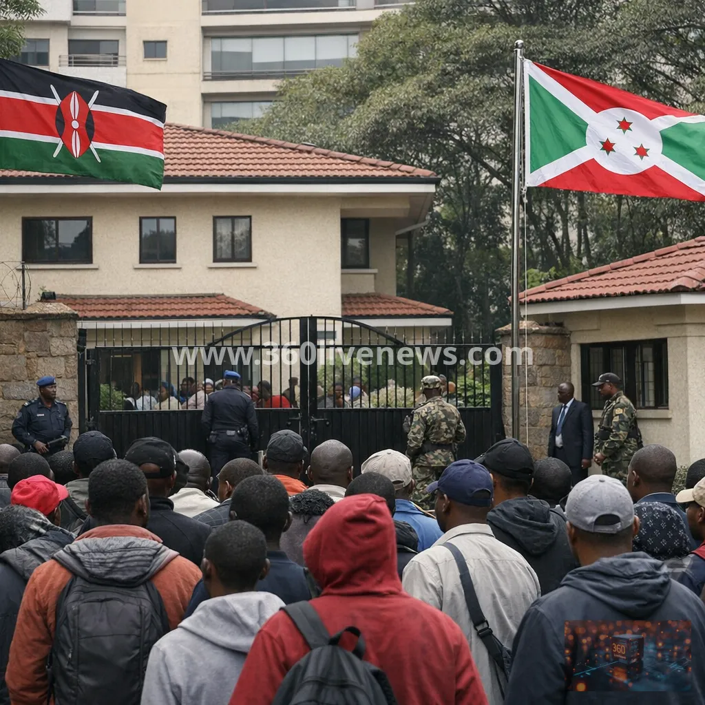 Kenya offers temporary amnesty after Burundians rush to embassy in Nairobi