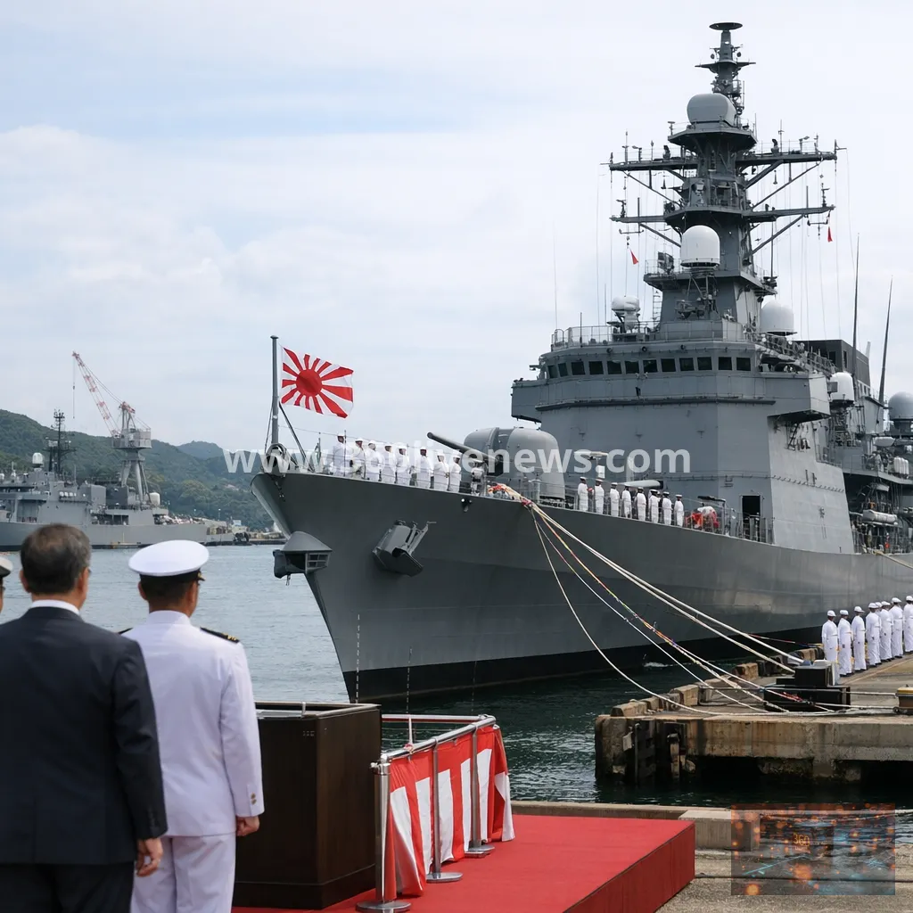 Japan accelerates defence buildup as JS Nagara is handed over amid China-related tensions