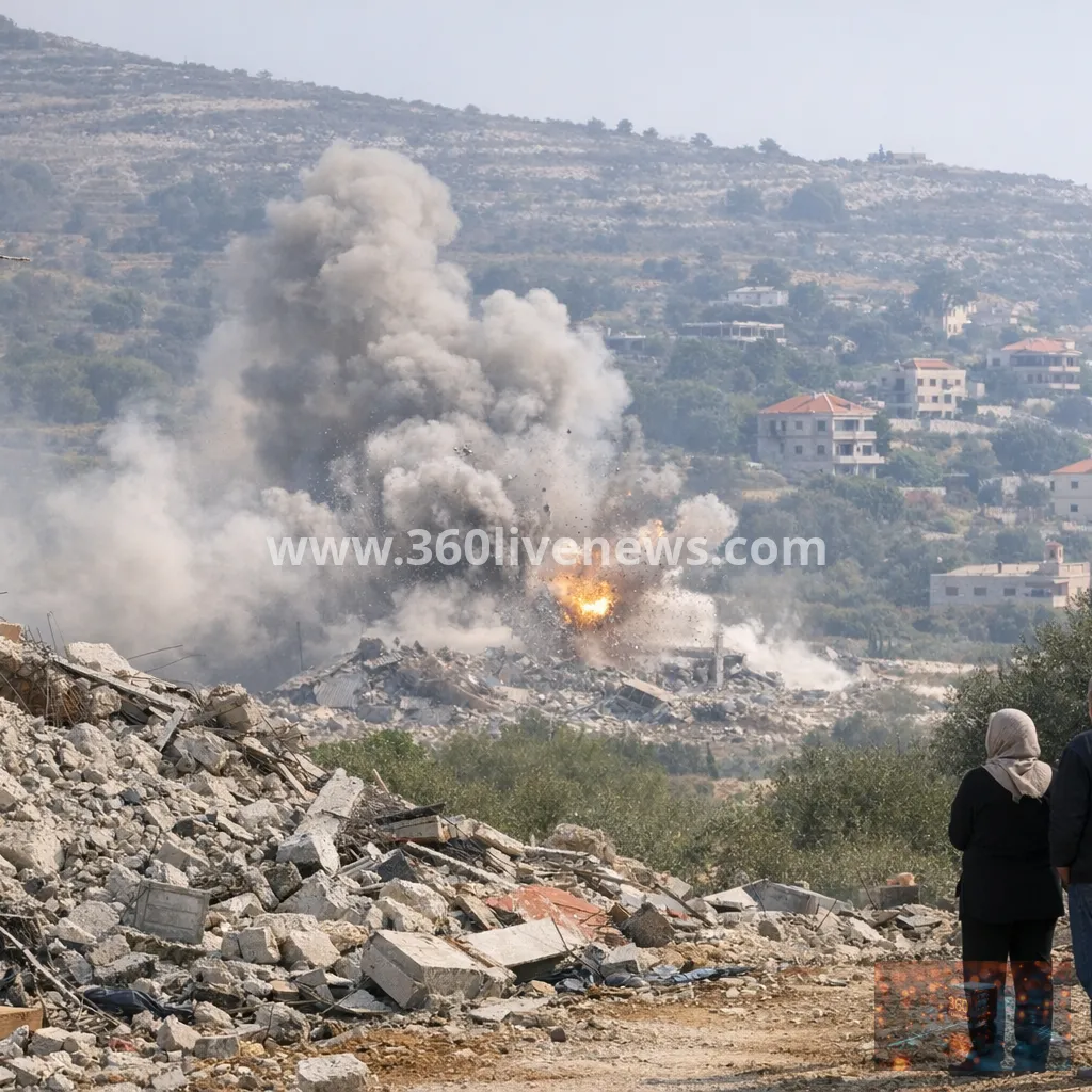 Israeli demolitions continue in southern Lebanon as villagers report day-and-night explosions