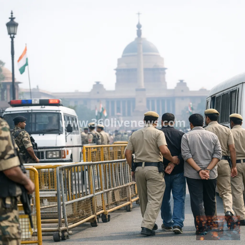 Thousands detained in New Delhi as police crack down on protest over voter-roll revision