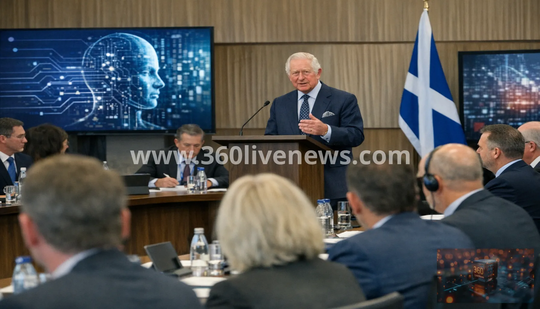 King Charles warns AI leaders of existential dangers at Scotland summit