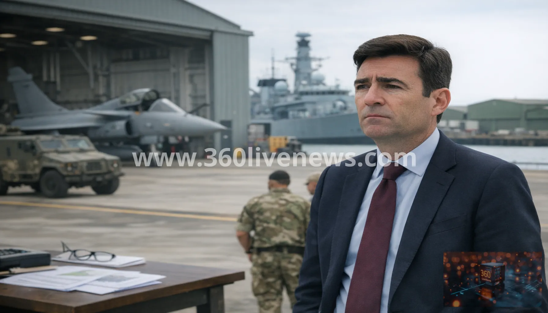 Andy Burnham vows to fully fund UK defence plan amid £4.7bn gap