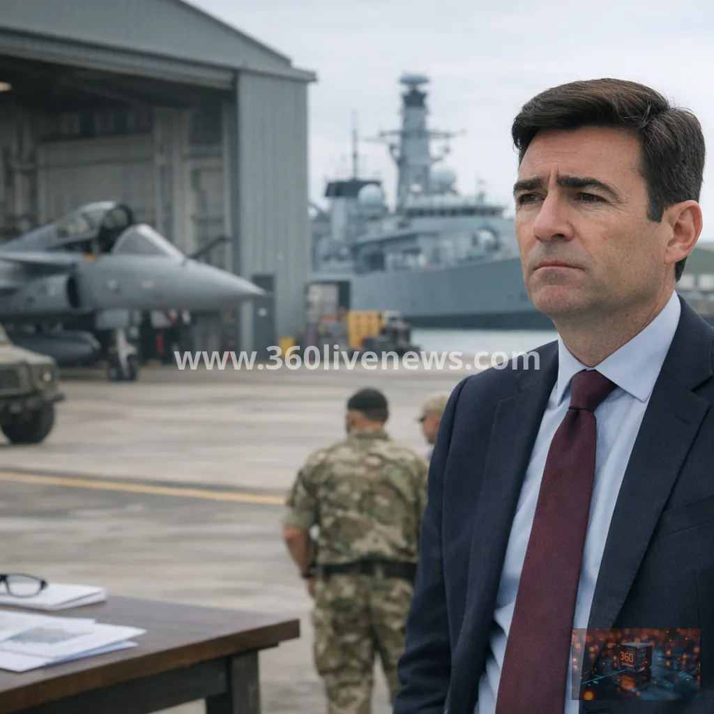 Andy Burnham vows to fully fund UK defence plan amid £4.7bn gap
