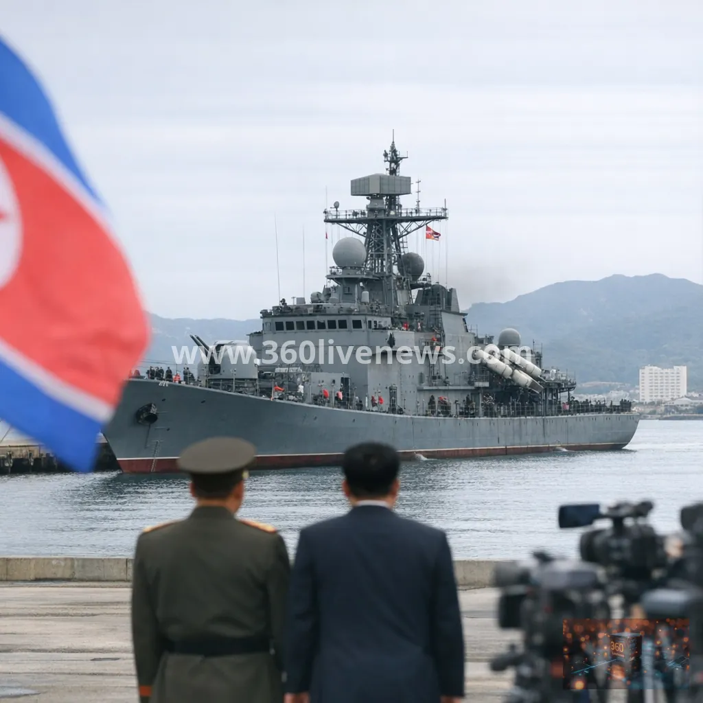 North Korea deploys warship at Wonsan amid nuclear-response rhetoric