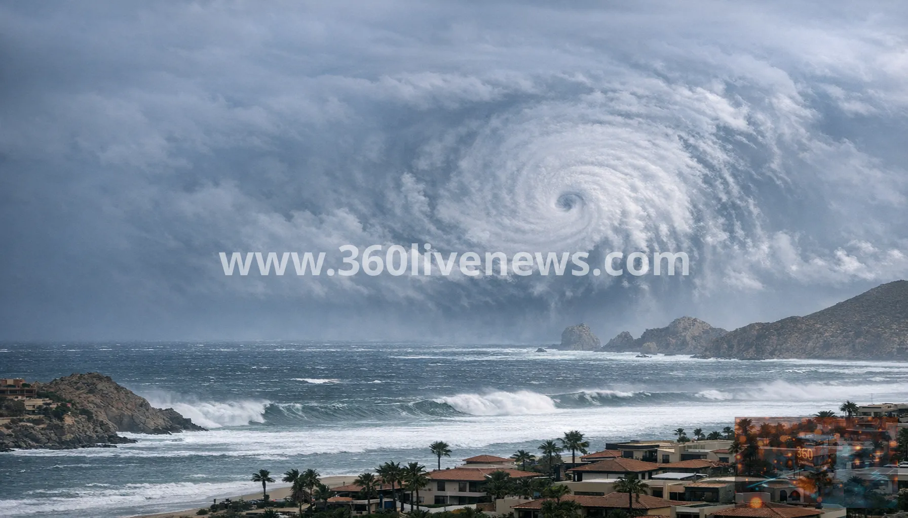 Hurricane Polo barrels toward Baja California as powerful east Pacific storm