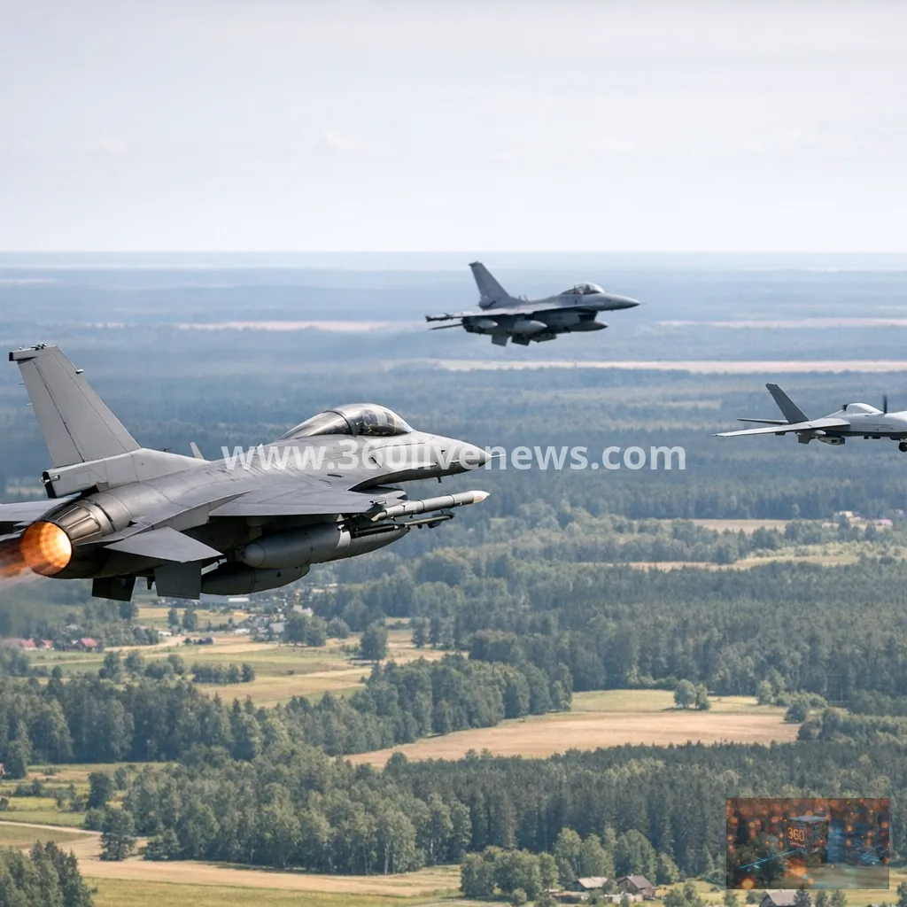 NATO jets scramble after drone enters Latvian airspace near Russian border