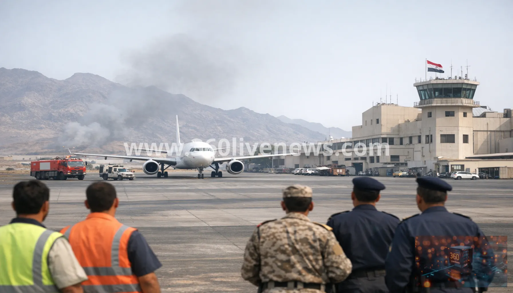 Yemen says Houthis fired two missiles near Aden airport, narrowly missing aircraft