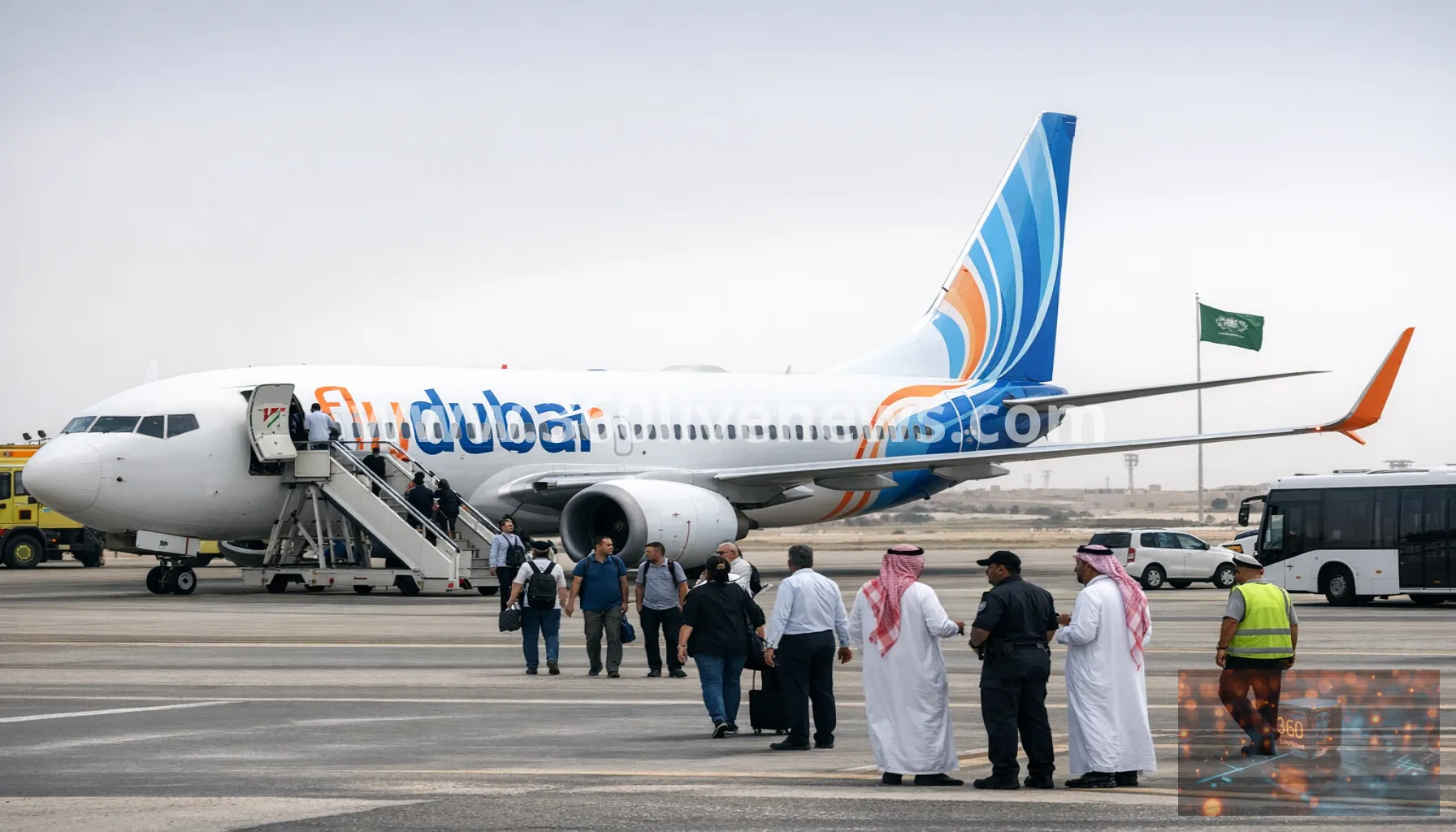 FlyDubai Israel-bound flight diverted to Saudi Arabia after cockpit brawl, officials say