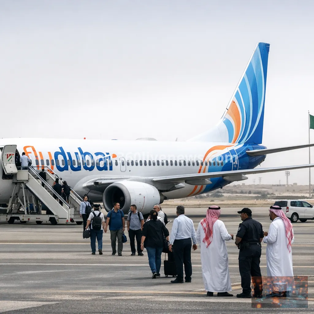 FlyDubai Israel-bound flight diverted to Saudi Arabia after cockpit brawl, officials say