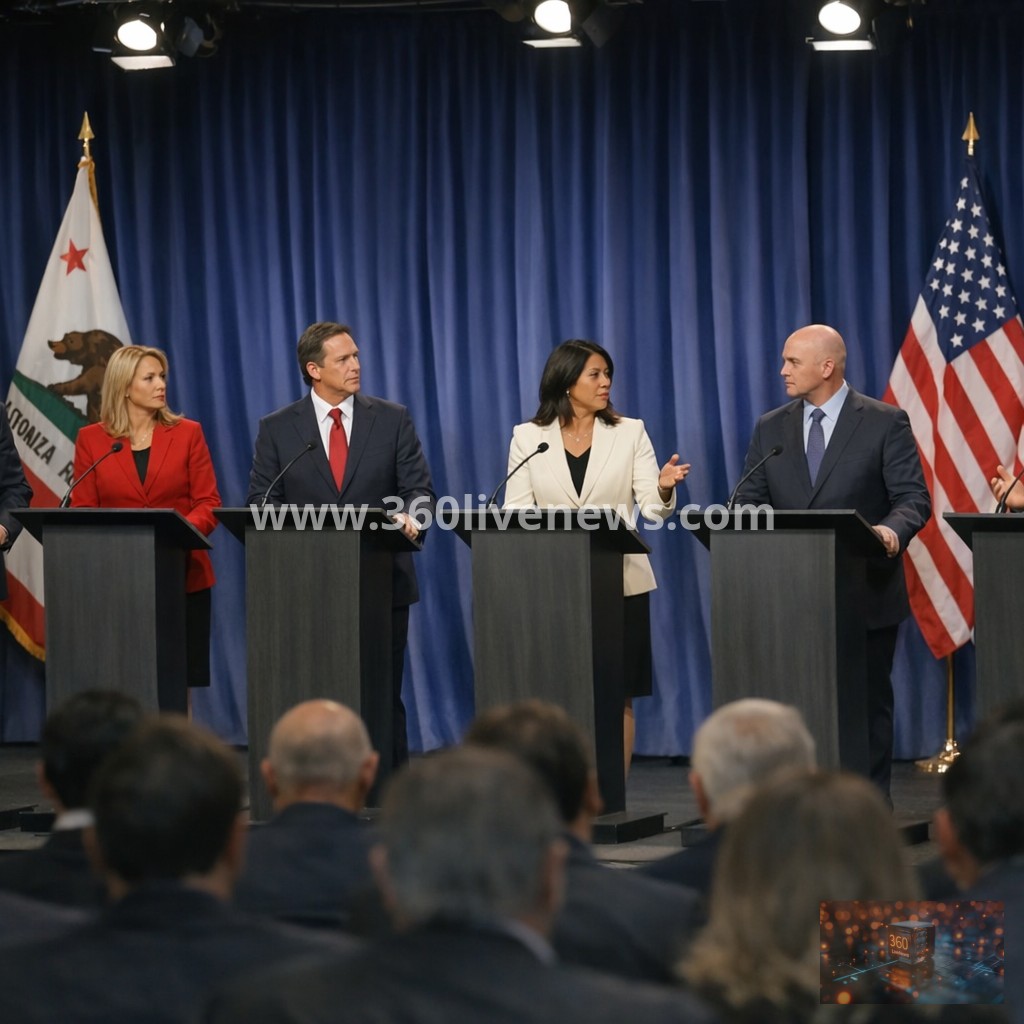 California Governor Candidates Hold First Major Debate After Swalwell's Exit