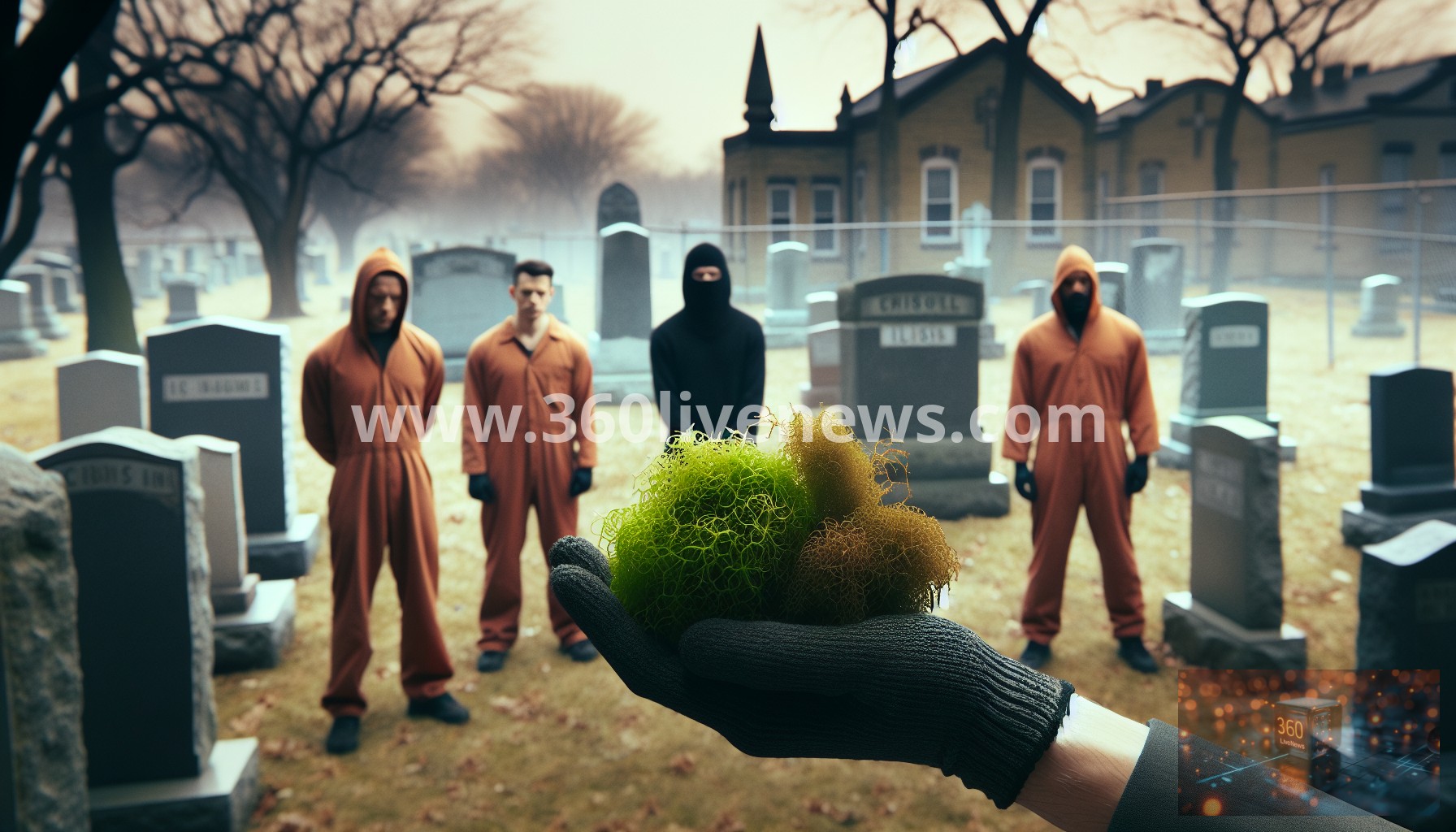 Four Illinois cemetery workers linked to grave robbing scandal through forensic evidence of moss after nearly two decades