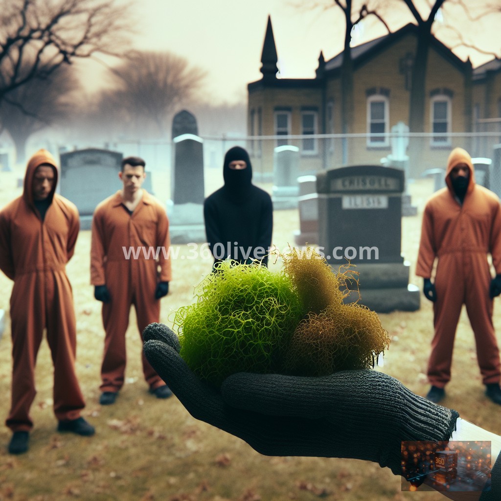 Four Illinois cemetery workers linked to grave robbing scandal through forensic evidence of moss after nearly two decades