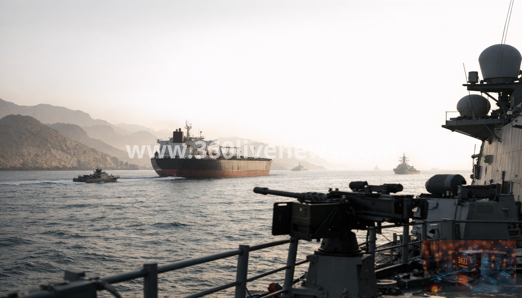U.S. military quietly guiding commercial ships through Strait of Hormuz