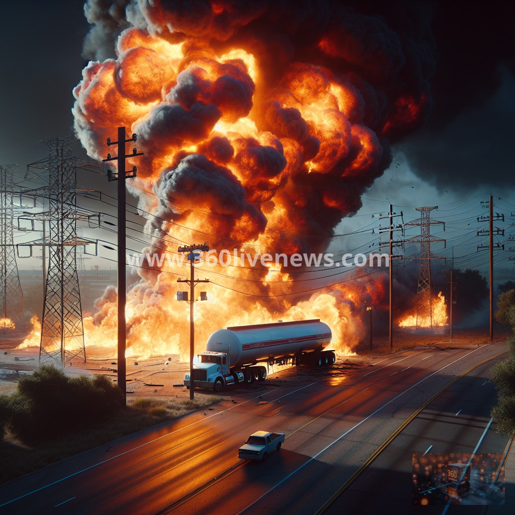 Fuel tanker explosion occurs after 18-wheeler collision in Fort Worth, prompting emergency response