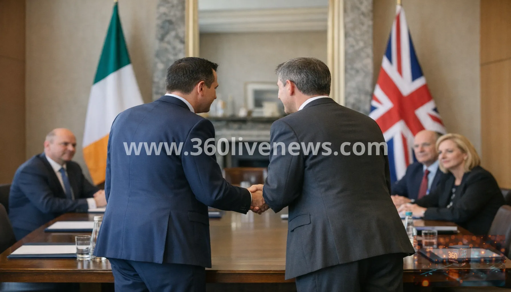 Ireland and UK finance chiefs open talks after surprise cabinet change