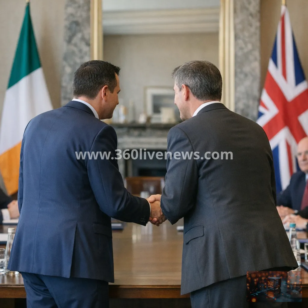 Ireland and UK finance chiefs open talks after surprise cabinet change
