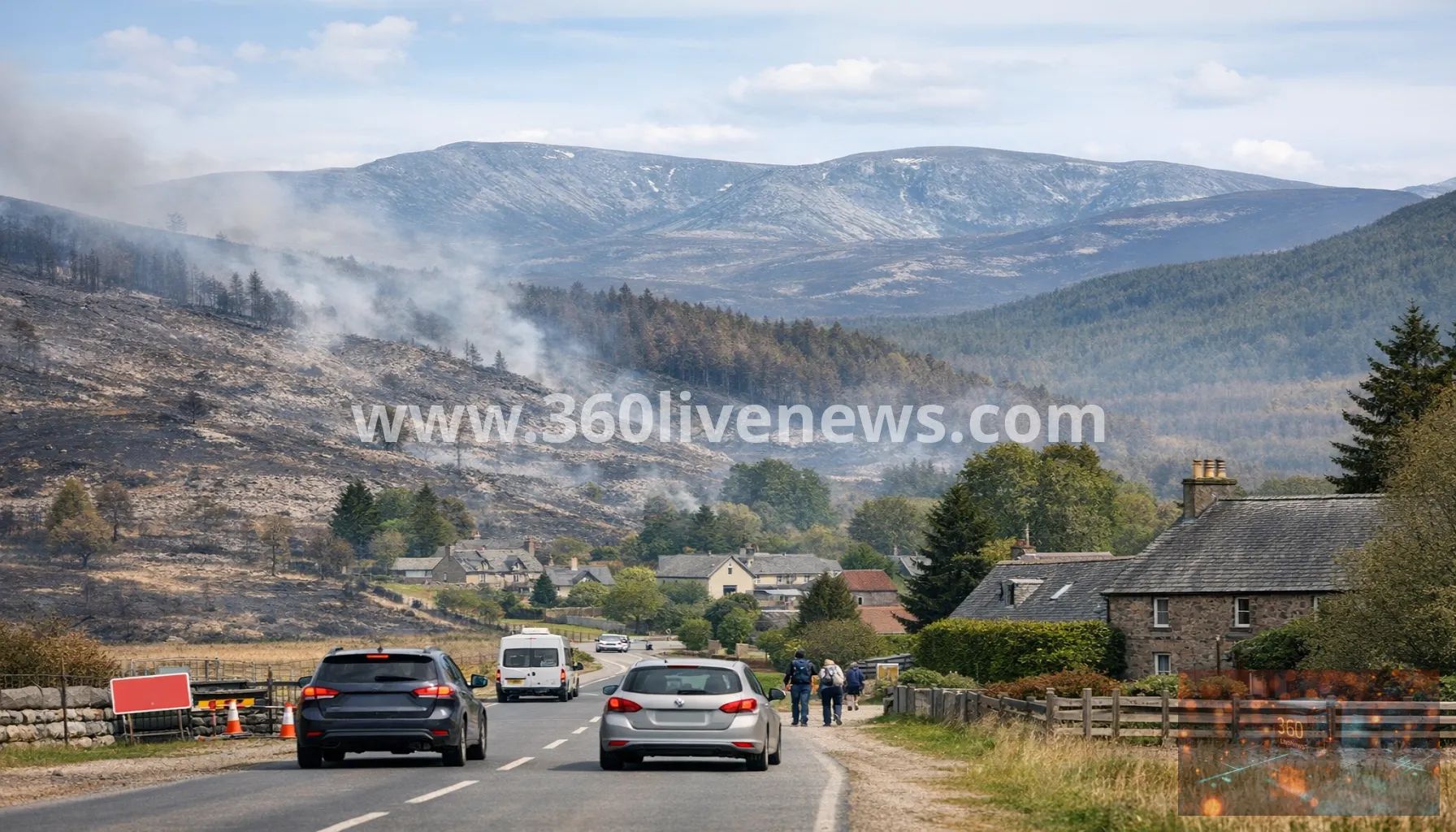 Residents allowed back after Cairngorms wildfire evacuation as major incident is stood down