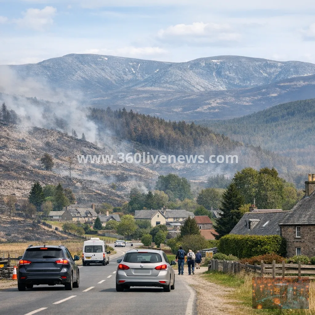 Residents allowed back after Cairngorms wildfire evacuation as major incident is stood down