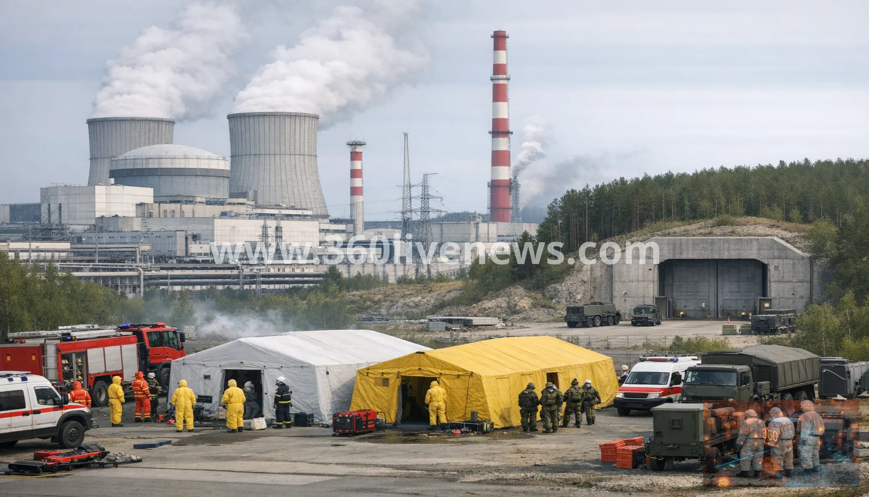 Russia stages major nuclear disaster drill at Beloyarsk plant near strategic bunker