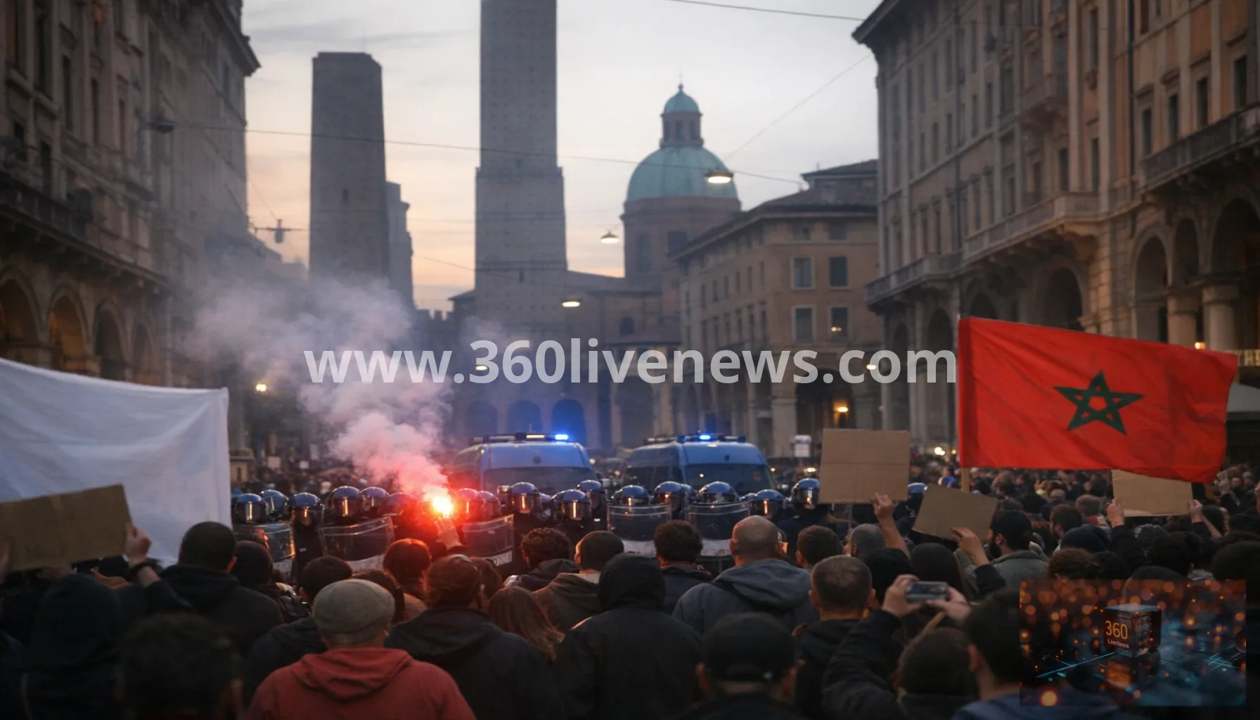 Protests in Bologna after Moroccan man dies during police arrest
