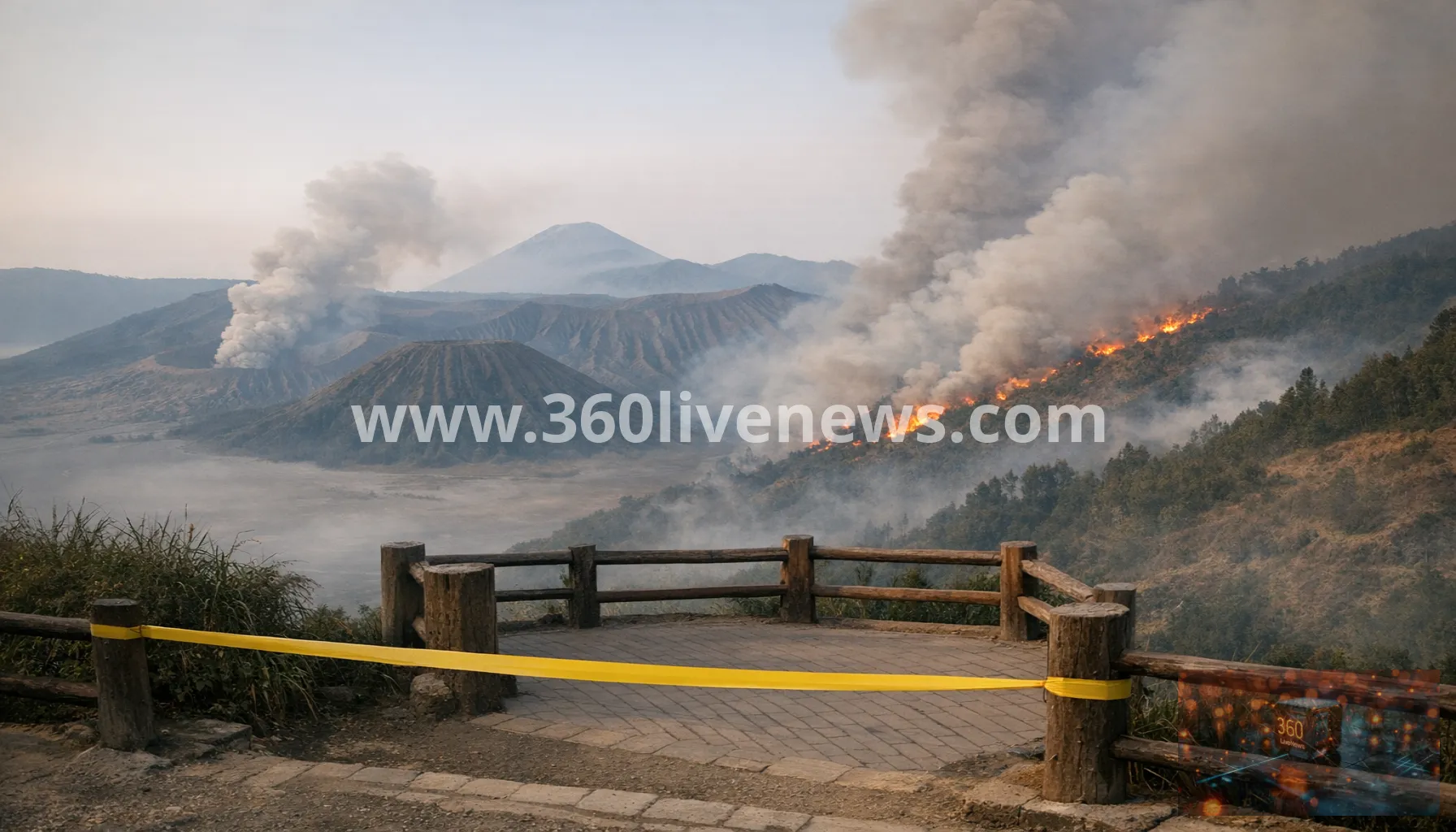 Indonesia closes Mount Bromo national park as wildfire expands in East Java