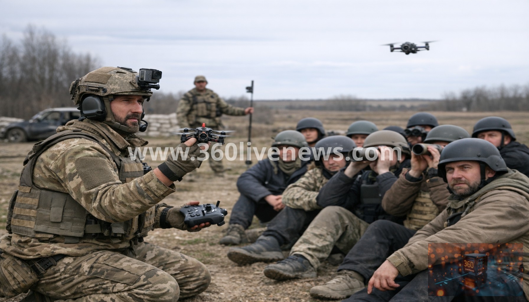 Training to survive FPV drone attacks amid Ukraine conflict