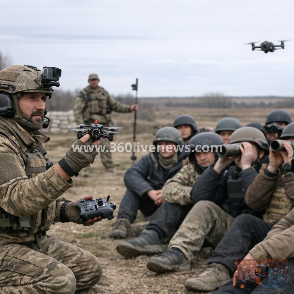 Training to survive FPV drone attacks amid Ukraine conflict