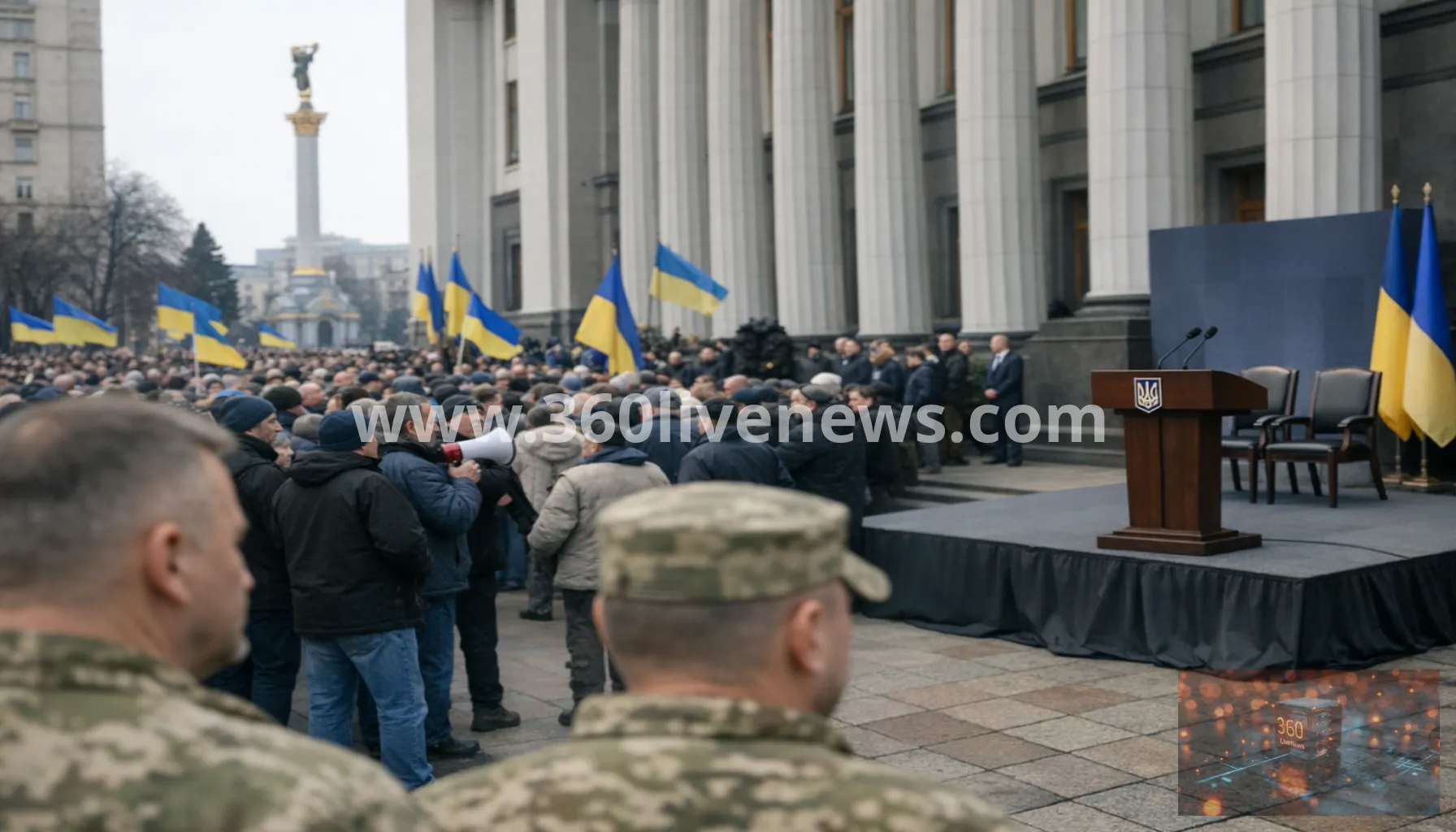 Ukraine army chief expected to lose job amid five days of protests in Kyiv