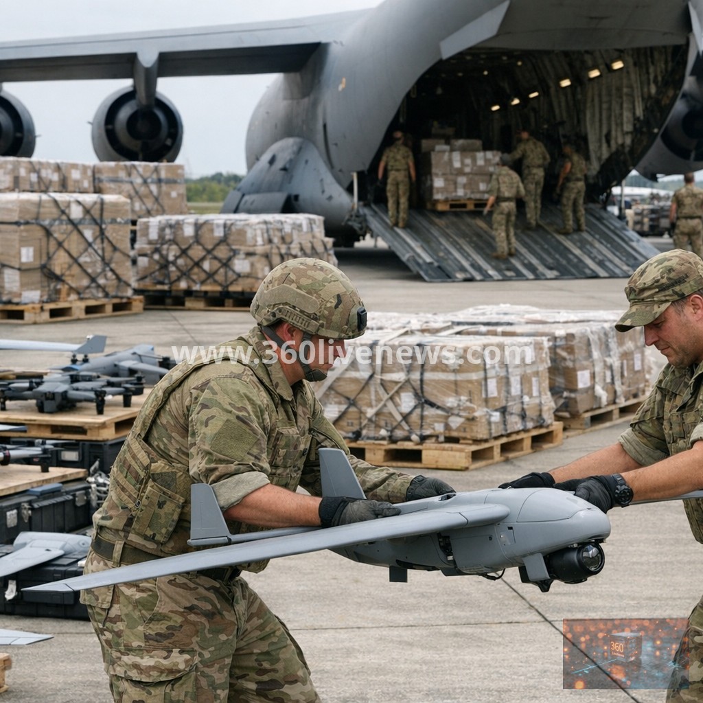 UK Delivers Largest-Ever Shipment of Drones to Ukraine