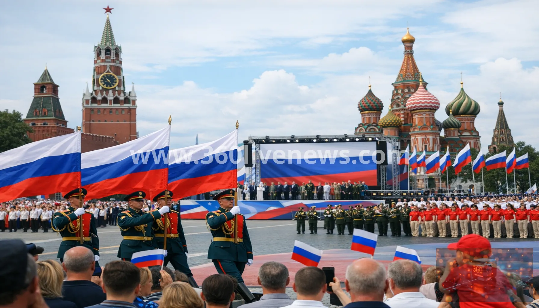 Russia marks National Flag Day with patriotic events amid war and West tensions