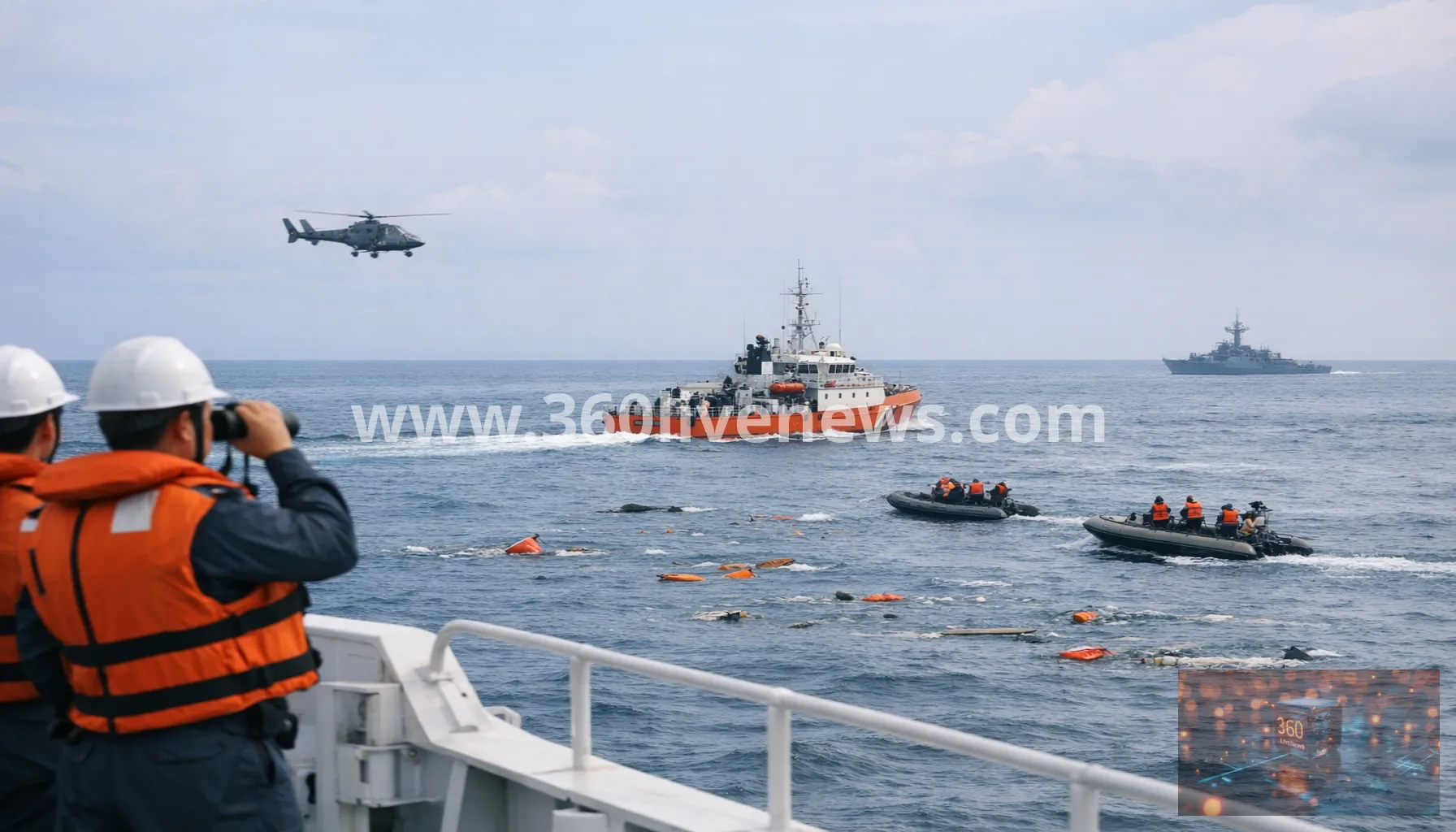 Eighteen missing after Vietnamese cargo ship sinks in South China Sea