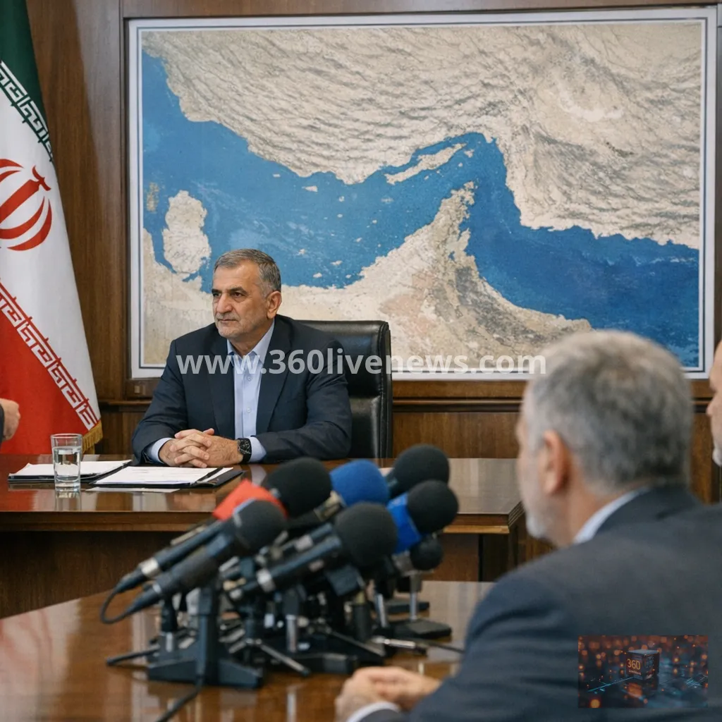 Ship hit in the Strait of Hormuz as Iran's top negotiator says passage will remain shut