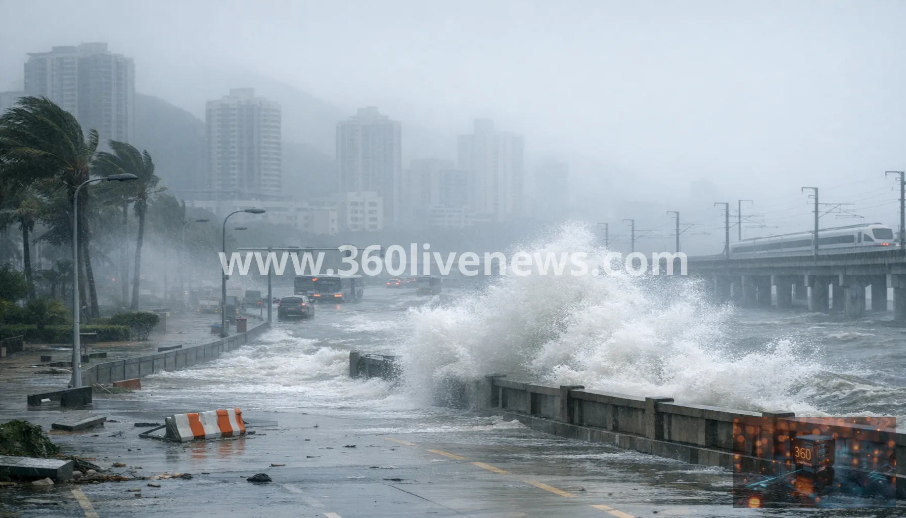 Typhoon Noul makes landfall in southern China, forcing mass evacuations and transport disruption