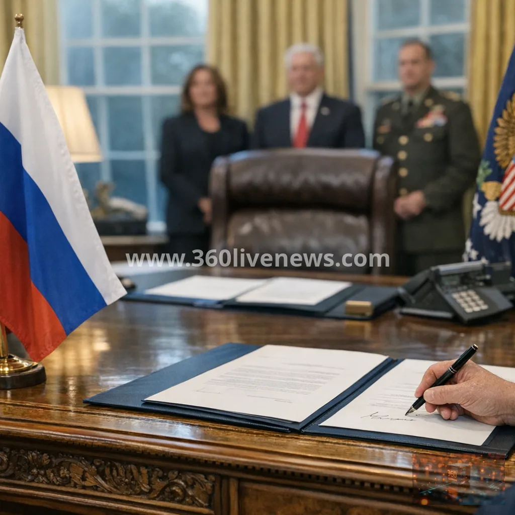 Trump signs Russia sanctions package into law as pressure on energy revenues intensifies