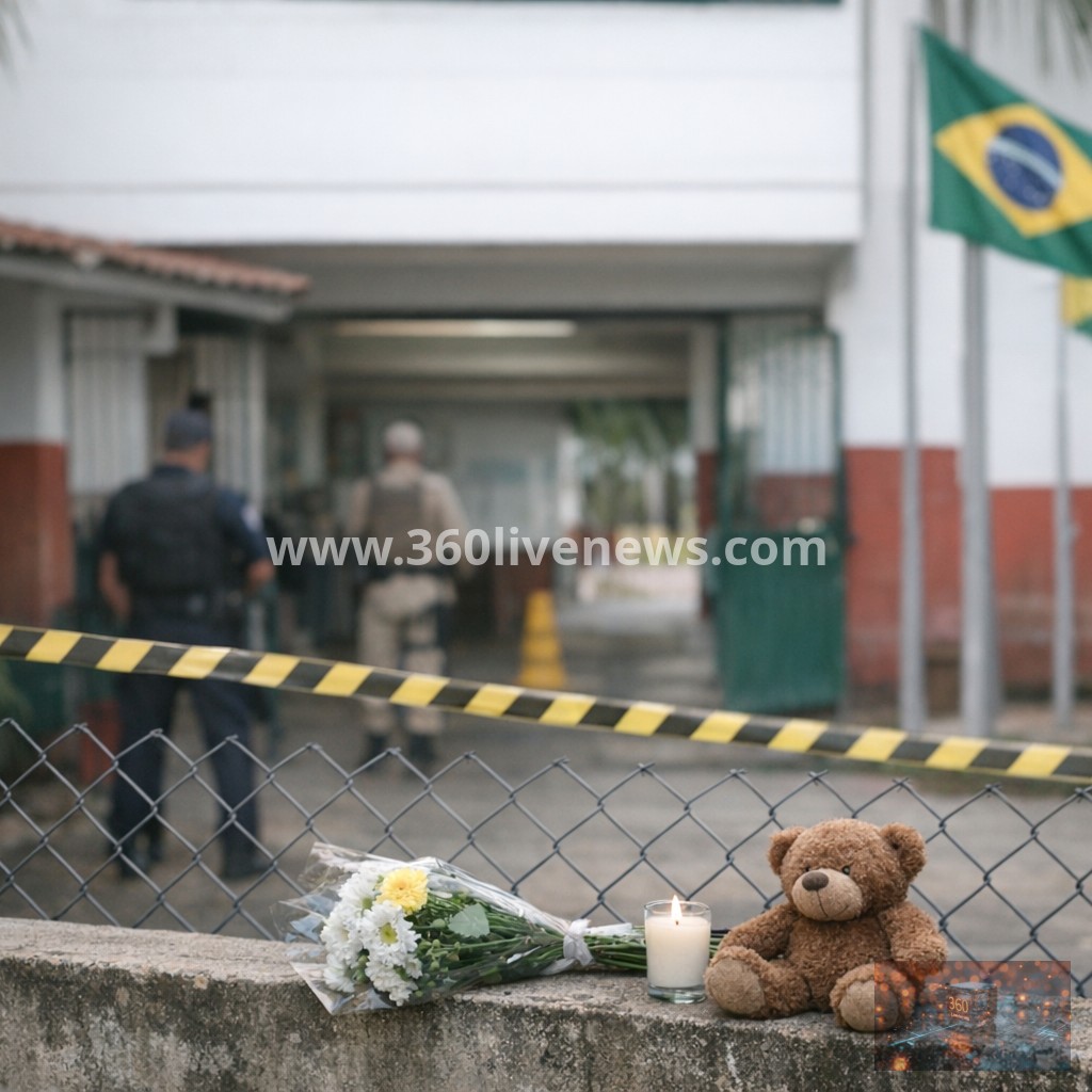 Brazil school shooting leaves two staff dead in Rio Branco